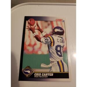 Cris Carter 1991 Score #487 - Minnesota Vikings - NFL - Fresh Pull